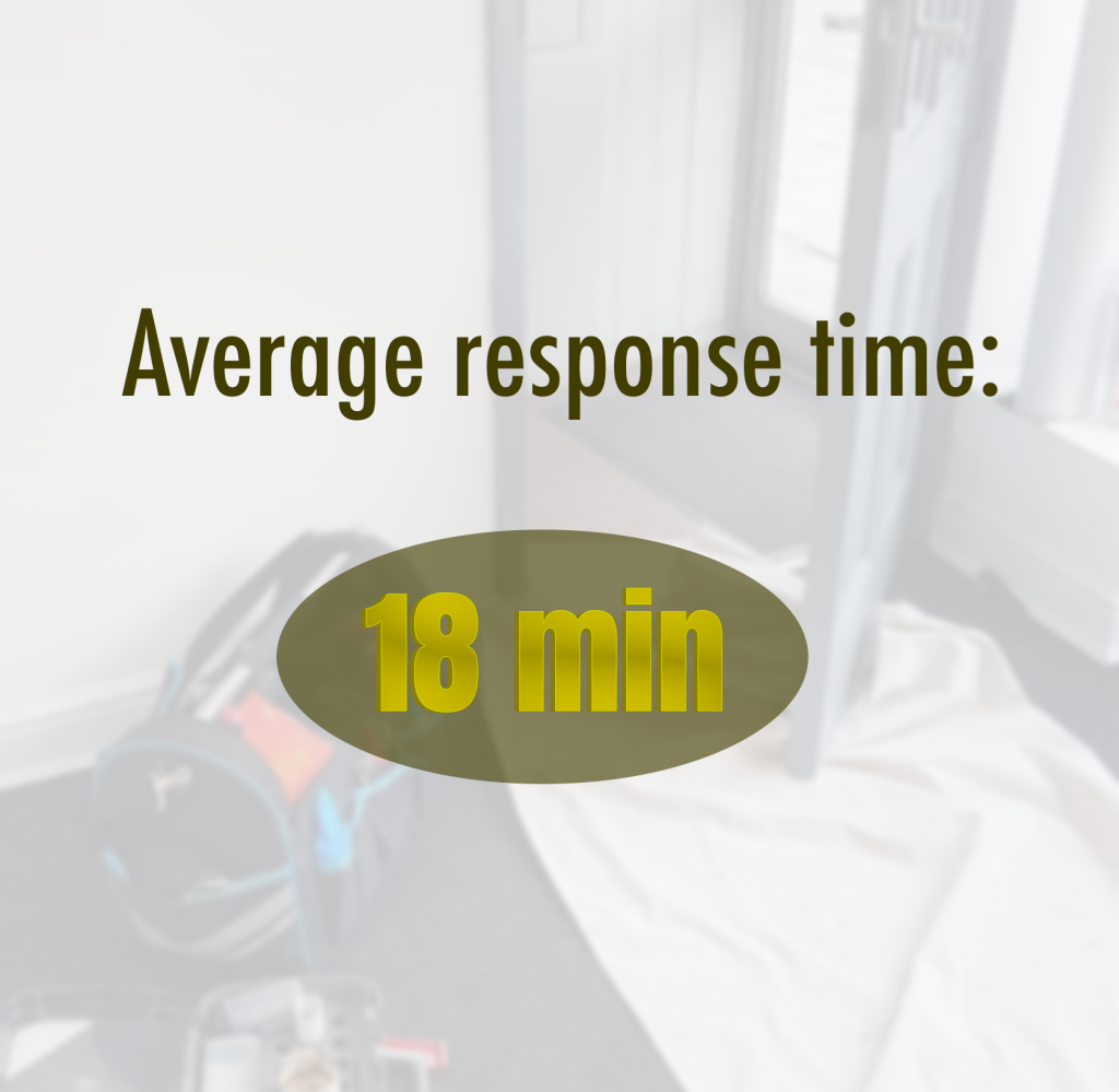 average response time locksmith 15 minutes